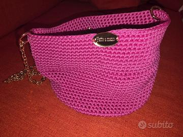 Borsetta cilindrica Fatta a Mano