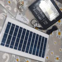 faro ricaricabile a luce solare 100w 