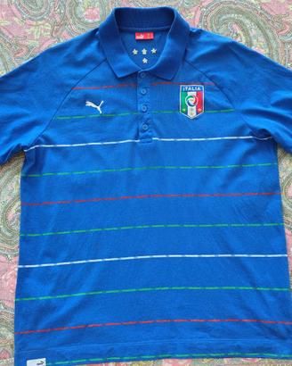 Polo Sportiva Italia FIGC PUMA Taglia L