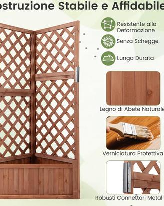 Fioriera in Legno NUOVO