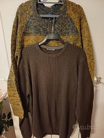 Set 2 maglioni a girocollo, taglia XXL, nuovi