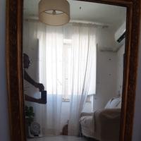 Specchio con cornice in legno, antico