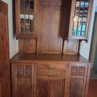 Credenza in legno intarsi