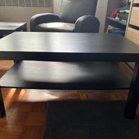 Tavolino LACK IKEA, marrone-nero, 90x55 cm