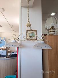 lampadario bilanciere rustico 