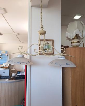 lampadario bilanciere rustico 