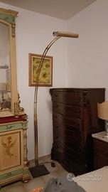 Piantana - Lampada da terra  vintage in ottone