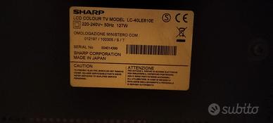 Tv lcd Sharp aquos 42"