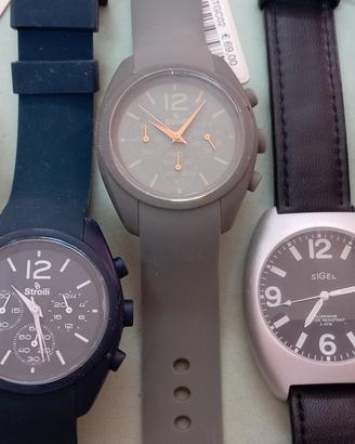 lotto di 5 orologi nuovi uomo 