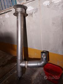 canna fumaria acciaio inox