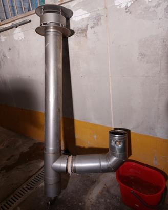 canna fumaria acciaio inox