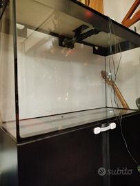 Aquario CIANO 100x35x60 più mobile coordinato 