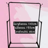 Appendiabiti appendino stand guardaroba armadio xl