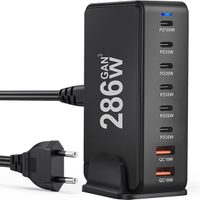 Caricatore USB Type C 8 porte GaN3 PD100W