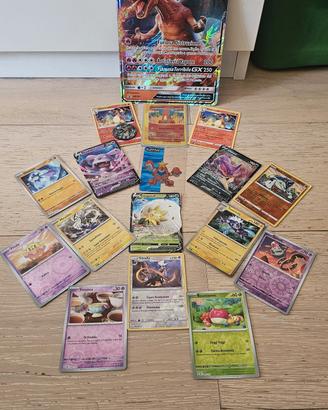 Carte Pokemon blocco da 16 originali