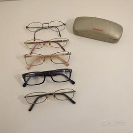 Lotto 5 paia di Occhiali da vista vintage