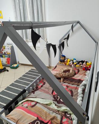letto casa bambini 90x200