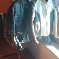 due giacche moto donna taglia 40