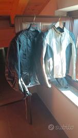 due giacche moto donna taglia 40