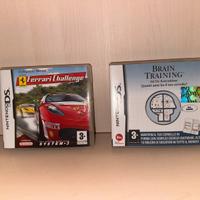 Giochi Nintendo DS Ferrari Challenge e Brain Train