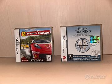 Giochi Nintendo DS Ferrari Challenge e Brain Train