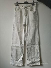 Pantaloni color panna