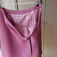 Gonna lana trama Chanel TG 44 +  gilet