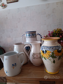 Vasi arredo ceramica italiana