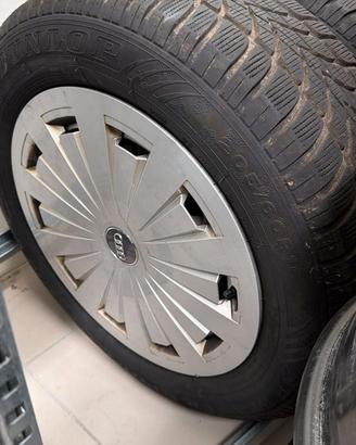 Copricerchi Audi R16 con pneumatici Dunlop