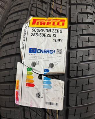 Gomme 255/50R20 Pirelli nuove