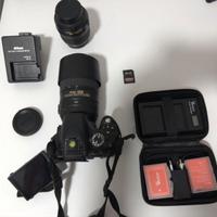 Fotocamera Nikon D5100 con obbiettivi (trattabile)