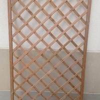 Pannelli grigliati,piedini legno giardino/terrazzo