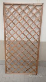 Pannelli grigliati,piedini legno giardino/terrazzo