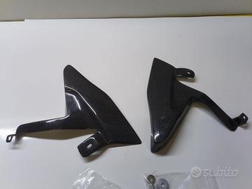Monster s4r 03 05 kit copri scarico carbonio