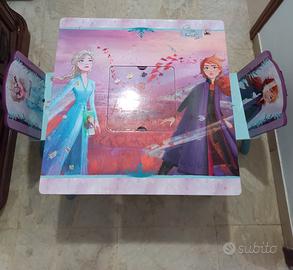 Frozen kit tavolo e sedie 