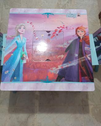 Frozen kit tavolo e sedie 