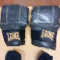 Guantoni da Box per allenamento marca "Leone"