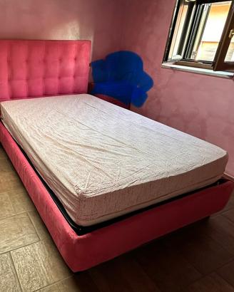 Letto imbottito una piazza e mezza fatto su misura