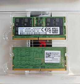 Kit DDR 5 Sodimm 32Gb 5600Mhz (2x16Gb) notebook