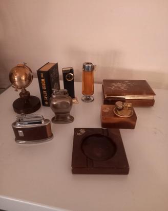 Accendini vintage e set fumo