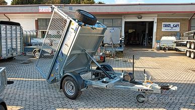Rimorchio ifor williams ribaltabile 1 asse