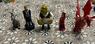 Lot 5 Minifigure Shrek 1-2 Mulino bianco
