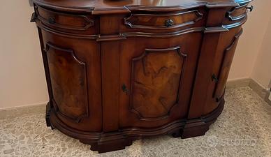 CREDENZA IN NOCE ANNI 1960