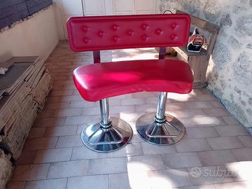 Sgabello biposto da casino 