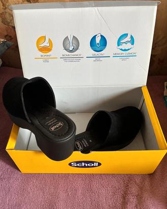 Sabot neri scamosciati dr. Scholl