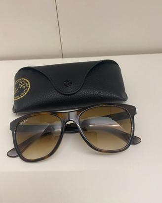 Occhiali Ray-Ban tartarugati marroni nuovi