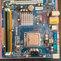 Scheda madre, CPU E8500, 2GB RAM DDR2
