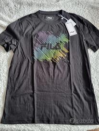 meglietta Fila nera nuova con cartellino