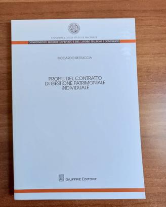 Profili del contratto di gestione patrimoniale