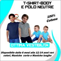 Body-Maglie-Polo Canotte da bambino
